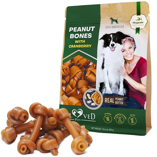 Dog Peanut Butter Bones With Cranberry
