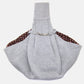 Pet shoulder bag foldable pet bag