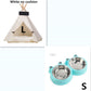 cat kennel wooden pet nest