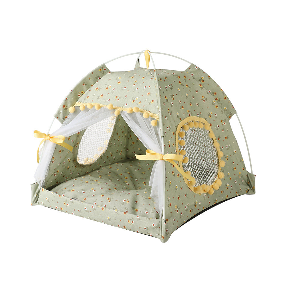 Simple And Foldable Outdoor Pet Tent
