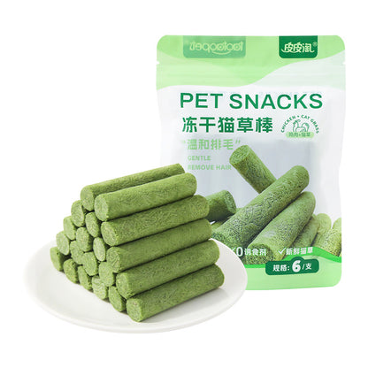 Freeze-Dried Cat Grass Stick Tooth Cleaning Nutrition