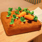 Carrot Plush Vegetable Chew Toy For Dogs