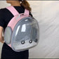Pet Hamster Carrier Transparent Backpack