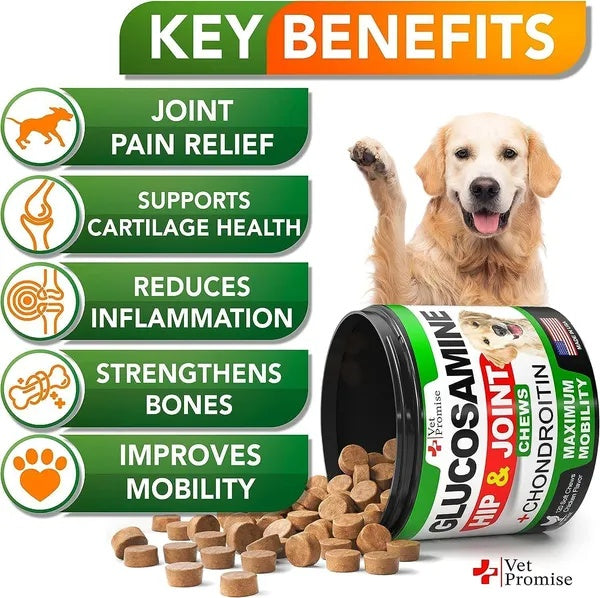 Glucosamine For Dogs 2 Pack Hip And Joint Supplement